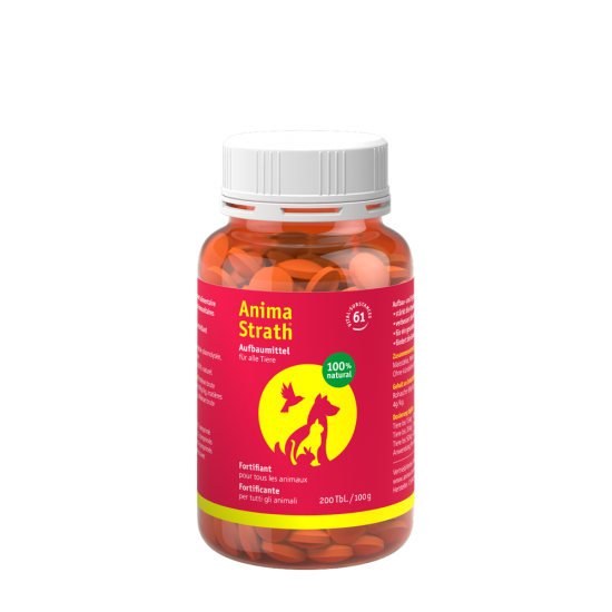 Nutraceutic natural pentru toate animalele Anima-Strath, 200 comprimate Nutraceutic natural pentru toate animalele Anima-Strath, 200 comprimate