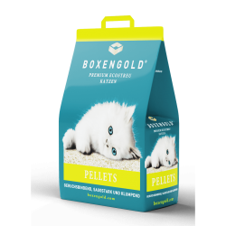 Asternut BOXENGOLD PREMIUM, pentru pisici, sub forma de granule, 10L/5kg