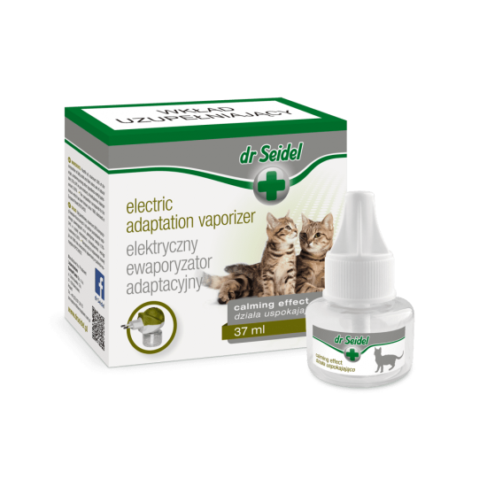 Rezerva Vaporizator pentru sprijin comportamental, stres&anxietate, la pisici, Dr. Seidel, 37 ml Rezerva Vaporizator pentru sprijin comportamental, stres&anxietate, la pisici, Dr. Seidel, 37 ml