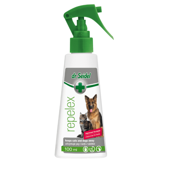 Spray educativ repelent, indeparteaza animalele de zone/ obiecte, Dr. Seidel, Dermapharm, 100ml Spray educativ repelent, indeparteaza animalele de zone/ obiecte, Dr. Seidel, Dermapharm, 100ml