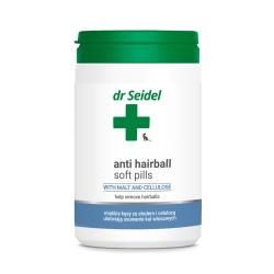 Supliment funcțional pentru prevenirea bezoarelor la pisici Dr. Seidel Anti Hairball softpills Supliment funcțional pentru prevenirea bezoarelor la pisici Dr. Seidel Anti Hairball softpills
