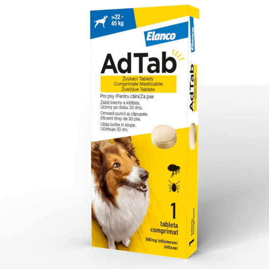 ADTAB DOG 900MG-1TBL. (22 - 45 kg) ADTAB DOG 900MG-1TBL. (22 - 45 kg)