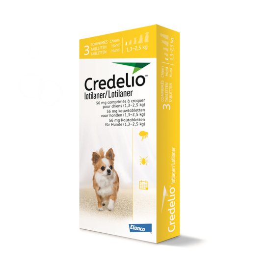 CREDELIO 56.25mg 1.3 - 2.5 kg 3tbl CREDELIO 56.25mg 1.3 - 2.5 kg 3tbl