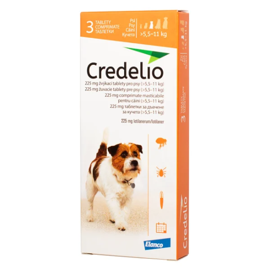 CREDELIO 225mg 5.5 - 11kg 3tbl