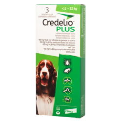 CREDELIO PLUS 450/16.88mg 11 - 22kg 3tbl.