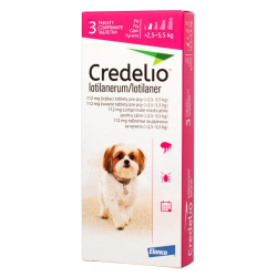 CREDELIO 112.5mg 2.5 - 5.5kg 3tbl