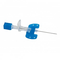 Cateter intravenos FEP veterinar cu aripi mobile flexibile, ANIVEN® Genia, verde, 18G-1.3 X 45 MM