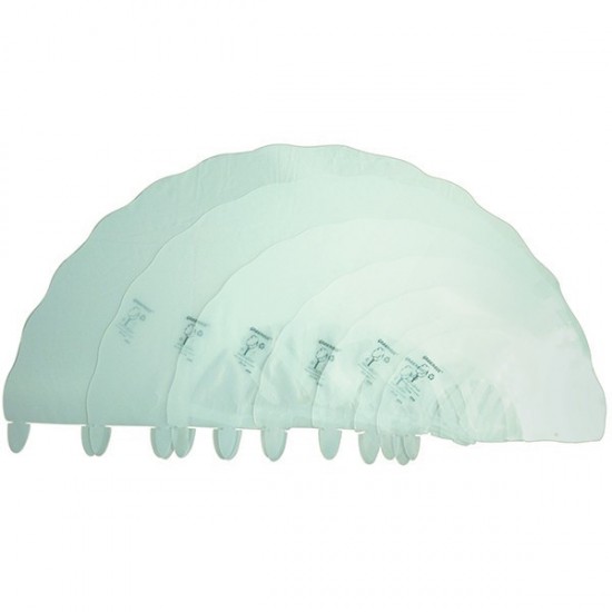 SET Guler pentru caini GREENCOL, Genia, 7 marimi, 2 buc/ marime, 14 gulere de la 7.5-30