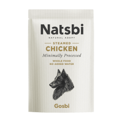 Hrana umeda pentru caini, Natsbi Steamed Chicken, pui la abur,  200g