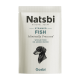 Hrana umeda pentru caini, Natsbi Steamed Fish, peste alb si somon la abur, 200g