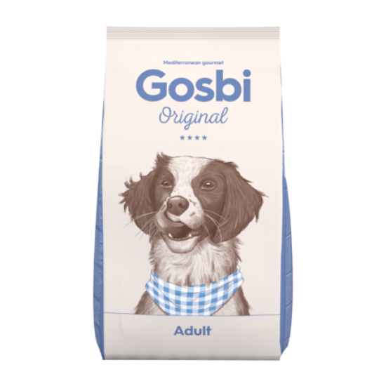 Hrana completa pentru caini adulti, GOSBI ORIGINAL, 12kg Hrana completa pentru caini adulti, GOSBI ORIGINAL, 12kg
