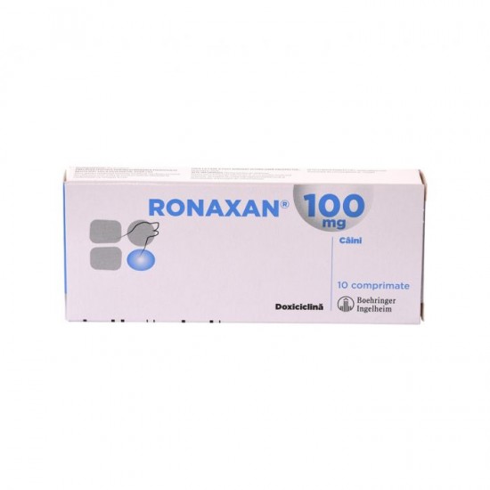 Tratament afectiuni cauzate de microorganisme sensibile la doxiciclina, RONAXAN, 100mg Tratament afectiuni cauzate de microorganisme sensibile la doxiciclina, RONAXAN, 100mg