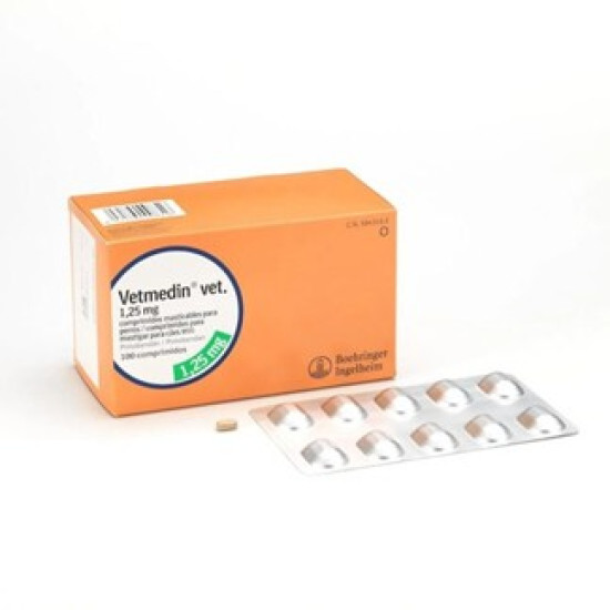 VETMEDIN Chewable 1.25MG 100TBL.