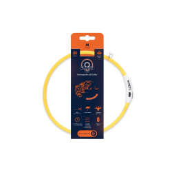 10855699 FLASH LED rechargeable collar M Orange 10855699 FLASH LED rechargeable collar M Orange