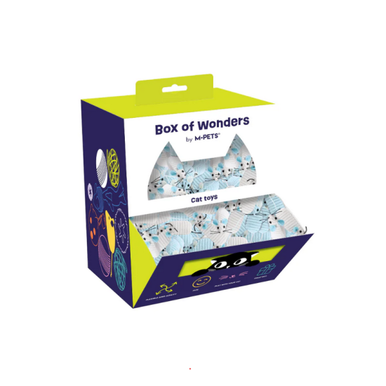 20603699 WONDERS Display box Cat Toy Finn - 100 pcs