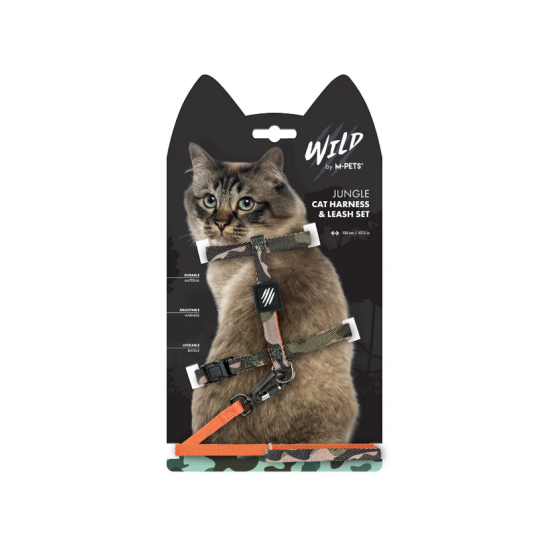 20801899 WILD Jungle Cat harness & leash Set