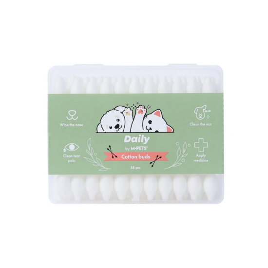 60103399 DAILY Pet Cotton buds 10.8 x 8.7 x 4 cm - 55 pcs 60103399 DAILY Pet Cotton buds 10.8 x 8.7 x 4 cm - 55 pcs