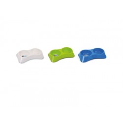 Castron dublu pentru caini, din melamina, M-PETs, 2x1700ml Castron dublu pentru caini, din melamina, M-PETs, 2x1700ml