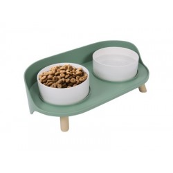 Castron pentru caini, pe suport inalt metalic, ALTITUDE M-PETS