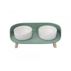 Castron pentru caini, pe suport inalt metalic, ALTITUDE M-PETS