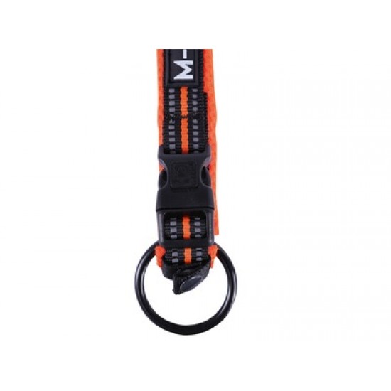 HICKING- Zgarda cu captuseala moale pentru caini, portocaliu &negru- L10817499