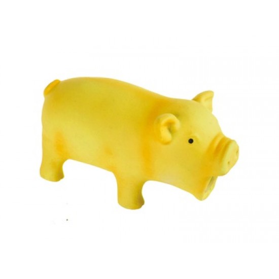 Jucarie din cauciuc moale pentru caini, porc REMY Pigs M-PETS, 13,5x5,5x7,5 cm