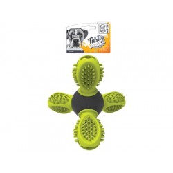 Jucarie din cauciuc pentru caini, SATURN M-PET,  verde, 14 x 13 x 12 cm