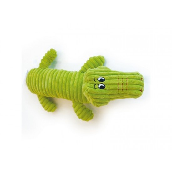 Jucarie din plus, FRANKY Squeaker M-PETS, verde, 32x17x9 cm FRANKY Squeaker, jucarie din plus verde - 32 x 17 x 9 cm- 10600699