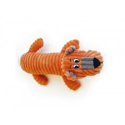 Jucarie din plus, GARY Squeaker M-PETS, orange &gri, 32x17x9 cm