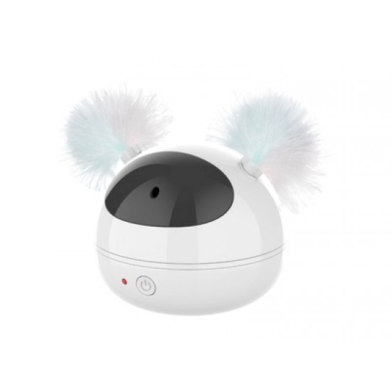 Jucarie interactiva pentru pisici, POLARIS M-PETS, alb