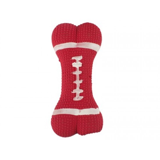 Jucarii din cauciuc moale, forma de os, ATHLETIC M-PETS, display cu 48 buc