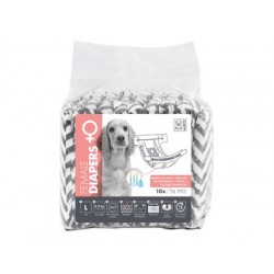 Scutece pentru caini, femela, M-PETS, marime L