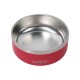 Castron rosu, premium, otel inoxidabil, Double Wall Bowl ESKIMO M-PETS, 1.25 L