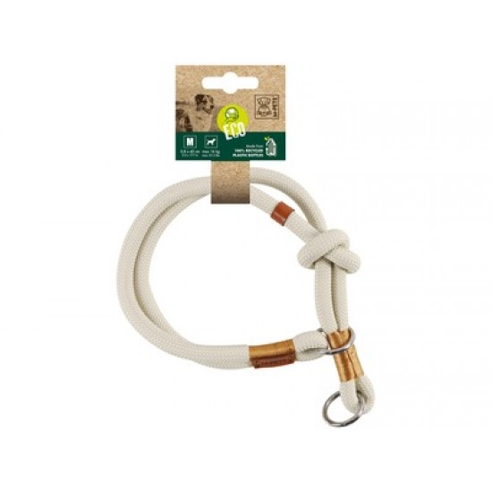 Zgarda pentru caini, ECO M-PETS, alb, M, 0,8 cm x 45 cm ECO- Zgarda pentru caini, alb- M 10823801