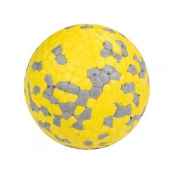 Minge din cauciuc pentru caini, BLOOM M-PETS, 7cm, galben si gri
