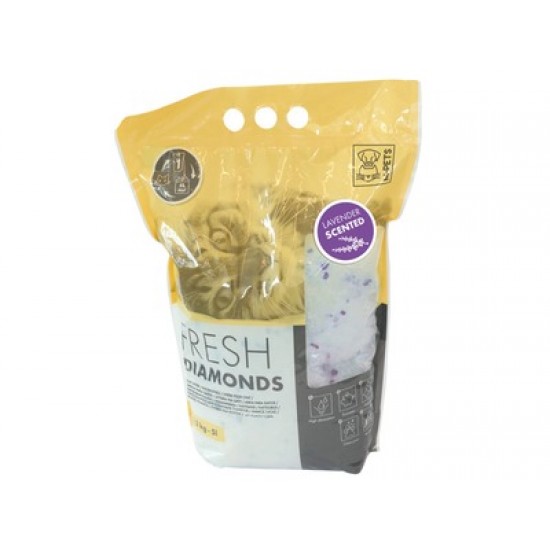 Nisip silicat pentru pisici ,M-PETS, FRESH DIAMONDS SILICAT, Lavanda, 5L Nisip silicat pentru pisici ,M-PETS, FRESH DIAMONDS SILICAT, Lavanda, 5L