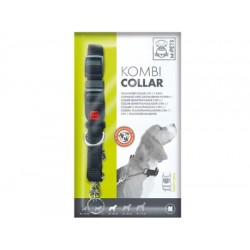 Zgarda cu sistem de semi-choke, KOMBI M-PETS, negru, M, 2x36 cm/46 cm Zgarda cu sistem de semi-choke, KOMBI M-PETS, negru, M, 2x36 cm/46 cm