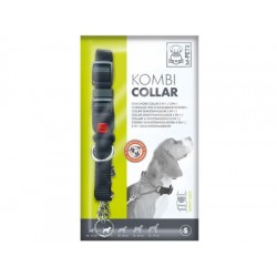 Zgarda cu sistem de semi-choke, KOMBI M-PETS, negru, S, 2x30 cm/38 cm Zgarda cu sistem de semi-choke, KOMBI M-PETS, negru, S, 2x30 cm/38 cm