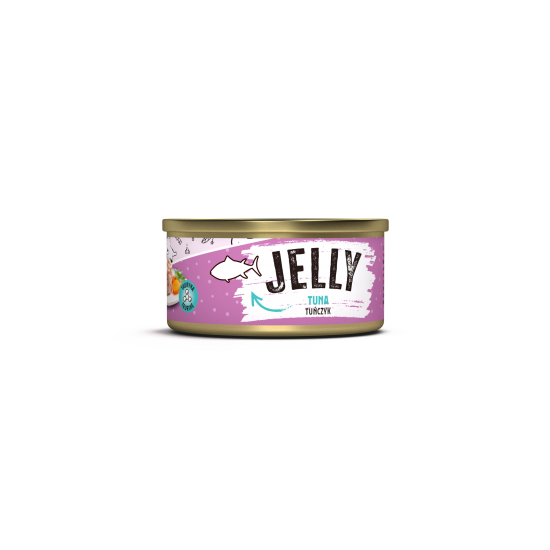 Recompensă umedă pentru pisici adulte Mr. Bandit Jelly, ton, 80g