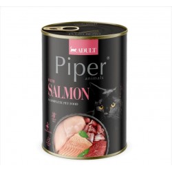 Hrana umeda pentru pisici, Piper Cat, carne de somon, 400 g