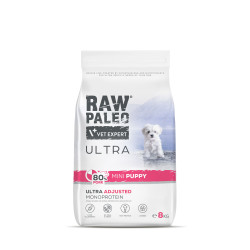 Hrană uscată pentru căței, Raw Paleo Ultra Pork, talie mică, 8 kg Hrană uscată pentru căței, Raw Paleo Ultra Pork, talie mică, 8 kg