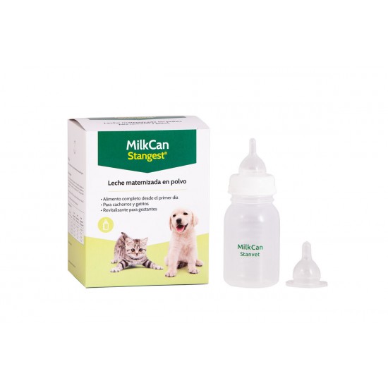 MILK CAN - Lapte praf pentru caini si pisici 400 g + Biberon Cadou MILK CAN - Lapte praf pentru caini si pisici 400 g + Biberon Cadou