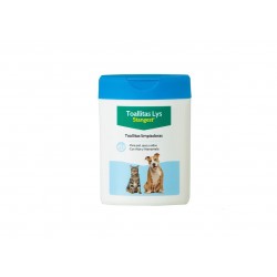 Șervețele umede pentru animale de companie, cu Aloe și Hamamelis, LYS WIPES, 40 buc