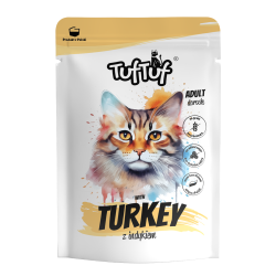 TUF TUF CAT- Hrana umeda CURCAN - plic 100G