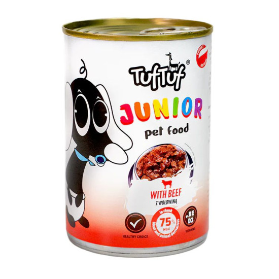 TUF TUF JUNIOR PUPPY BEEF- 415G