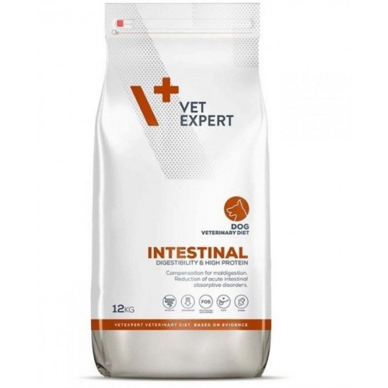 DIETA VETERINARA INTESTINAL DOG, VETEXPERT, 12 KG DIETA VETERINARA INTESTINAL DOG, VETEXPERT, 12 KG