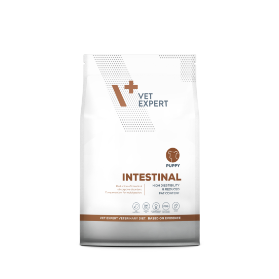 Dieta Veterinara INTESTINAL Puppy, VetExpert, 2 Kg