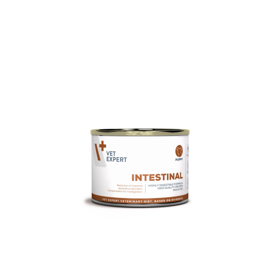Dietă veterinară umedă pentru catei Vet Expert intestinal, 200g Dietă veterinară umedă pentru catei Vet Expert intestinal, 200g