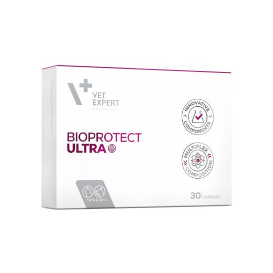 Suport pentru echilibrul microbiomului intestinal, BioProtect ULTRA, VetExpert, 30 tablete Suport pentru echilibrul microbiomului intestinal, BioProtect ULTRA, VetExpert, 30 tablete