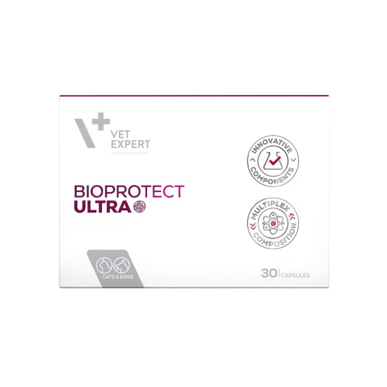 Suport pentru echilibrul microbiomului intestinal, BioProtect ULTRA, VetExpert, 30 tablete Suport pentru echilibrul microbiomului intestinal, BioProtect ULTRA, VetExpert, 30 tablete